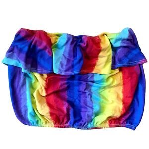 Arabella Rainbow Crop Tube Top